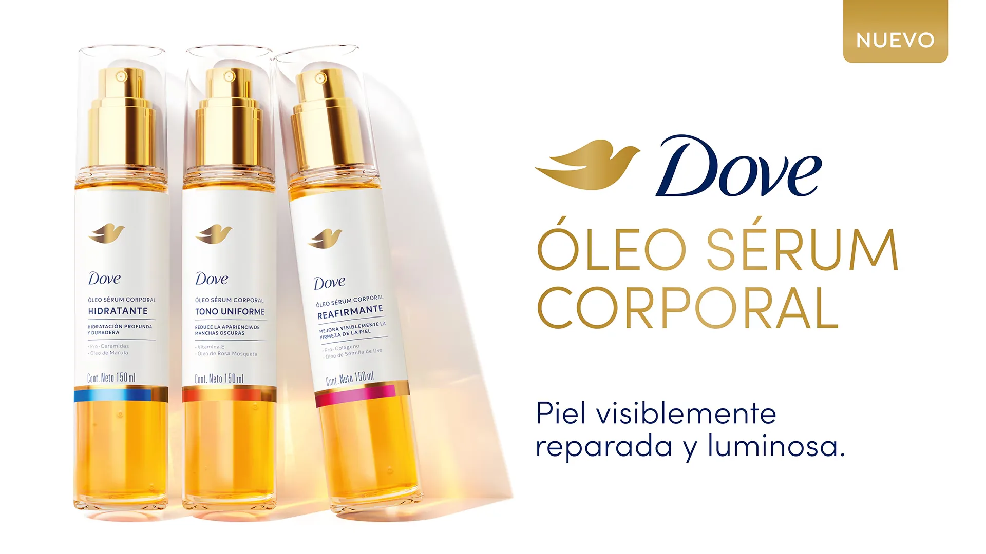 Óleo Sérum Corporal Dove: el secreto de una piel luminosa, hidratada y perfumada
